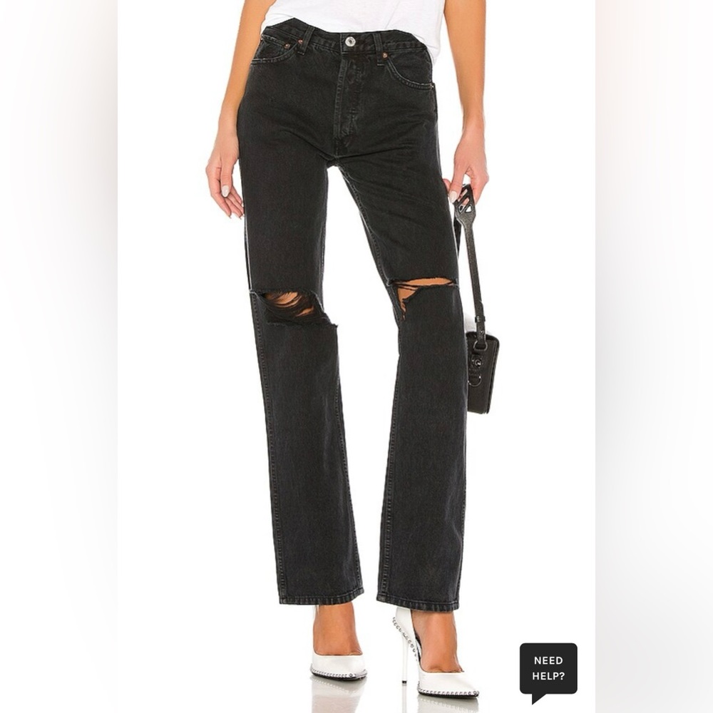 Re/done high rise loose jeans